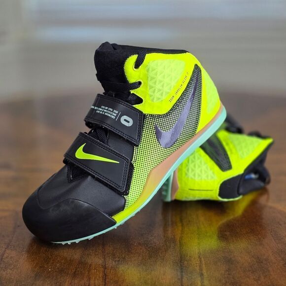 Nike Zoom Javelin Elite 3 Track & Field Spikes Shoes Black Volt 10.5 DV9193-001 - Picture 2 of 16